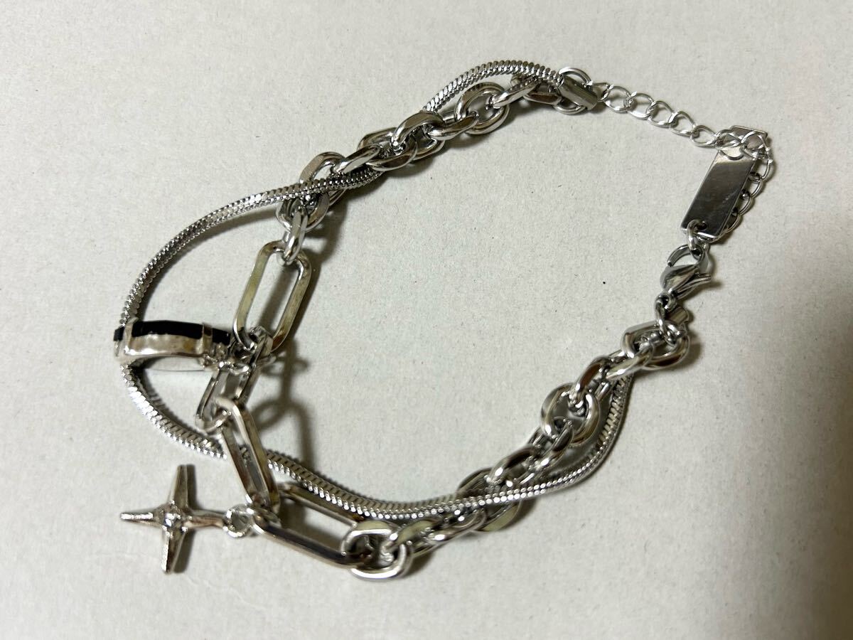 ブレスレット アクセサリー シルバー チェーン