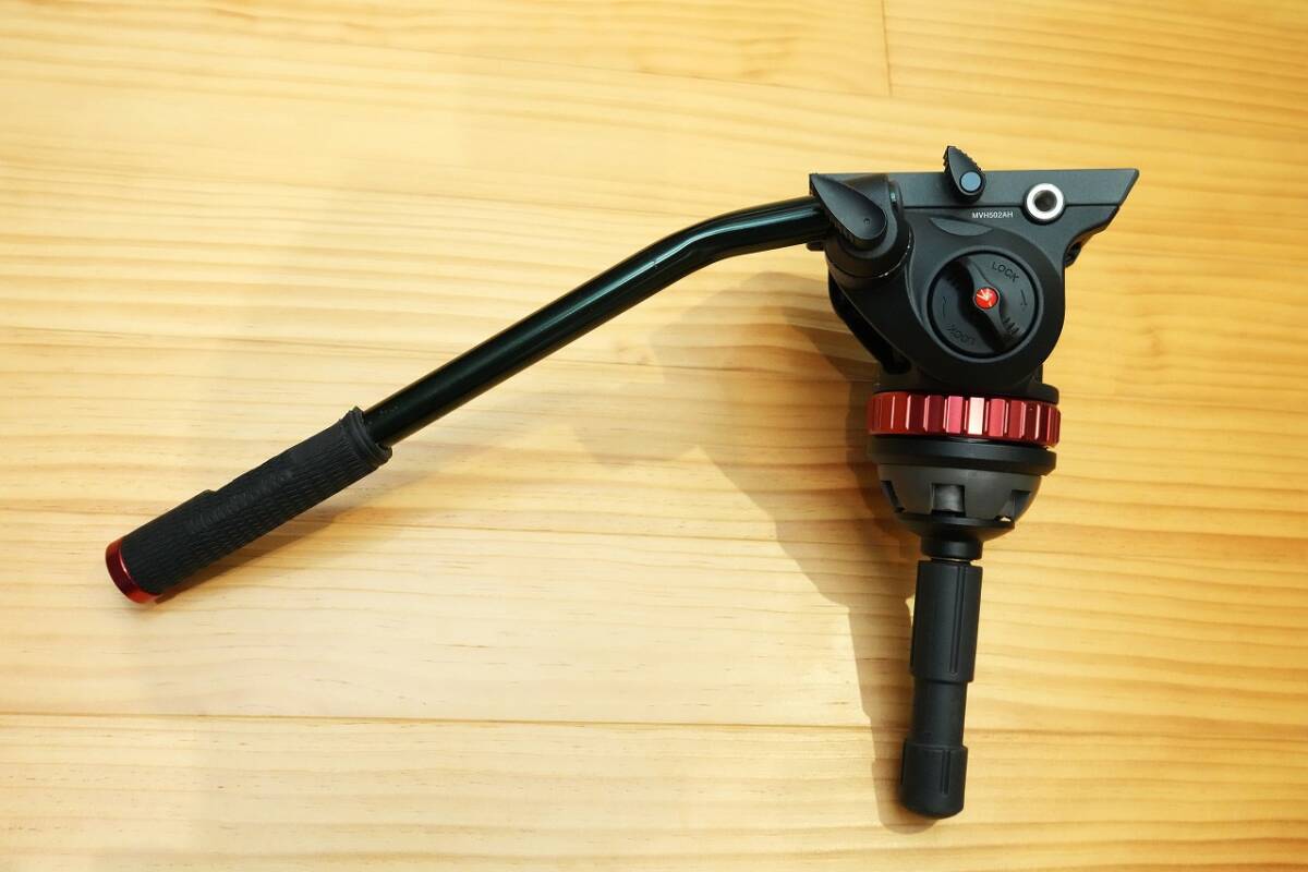 Manfrotto マンフロット MVH502AH ビデオ云臺(tái) 