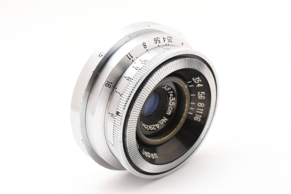 Nippon kogaku w-nikkor.c 3.5cm F3.5 Sマウント　ニコン