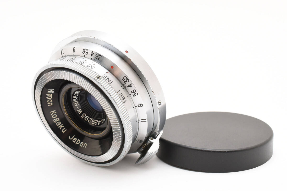 Nippon kogaku w-nikkor.c 3.5cm F3.5 Sマウント　ニコン