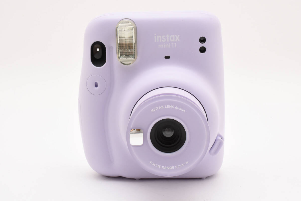  первоклассный прекрасный товар * FUJIFILM intax mini 11 фиолетовый Fuji плёнка Cheki 