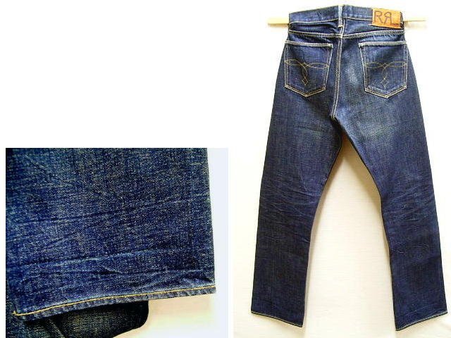 即決[W30L30]RRL USA制 2000年代 Y2K アーカイブ ARCHIVE 00s SLIM BOOT CUT RINSE スリム ブーツカット フレア アメリカ デニム■3040