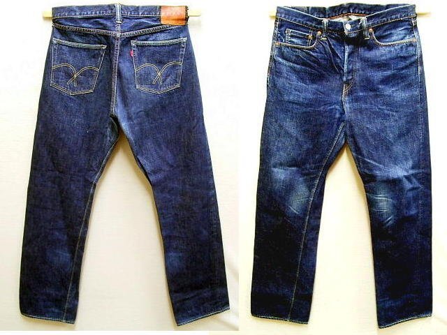●即決[W34]美色 色落ち FULLCOUNT 1108 赤タブ スリム ストレート ビンテージ復刻 赤耳 デニム パンツ FULL COUNT■3211