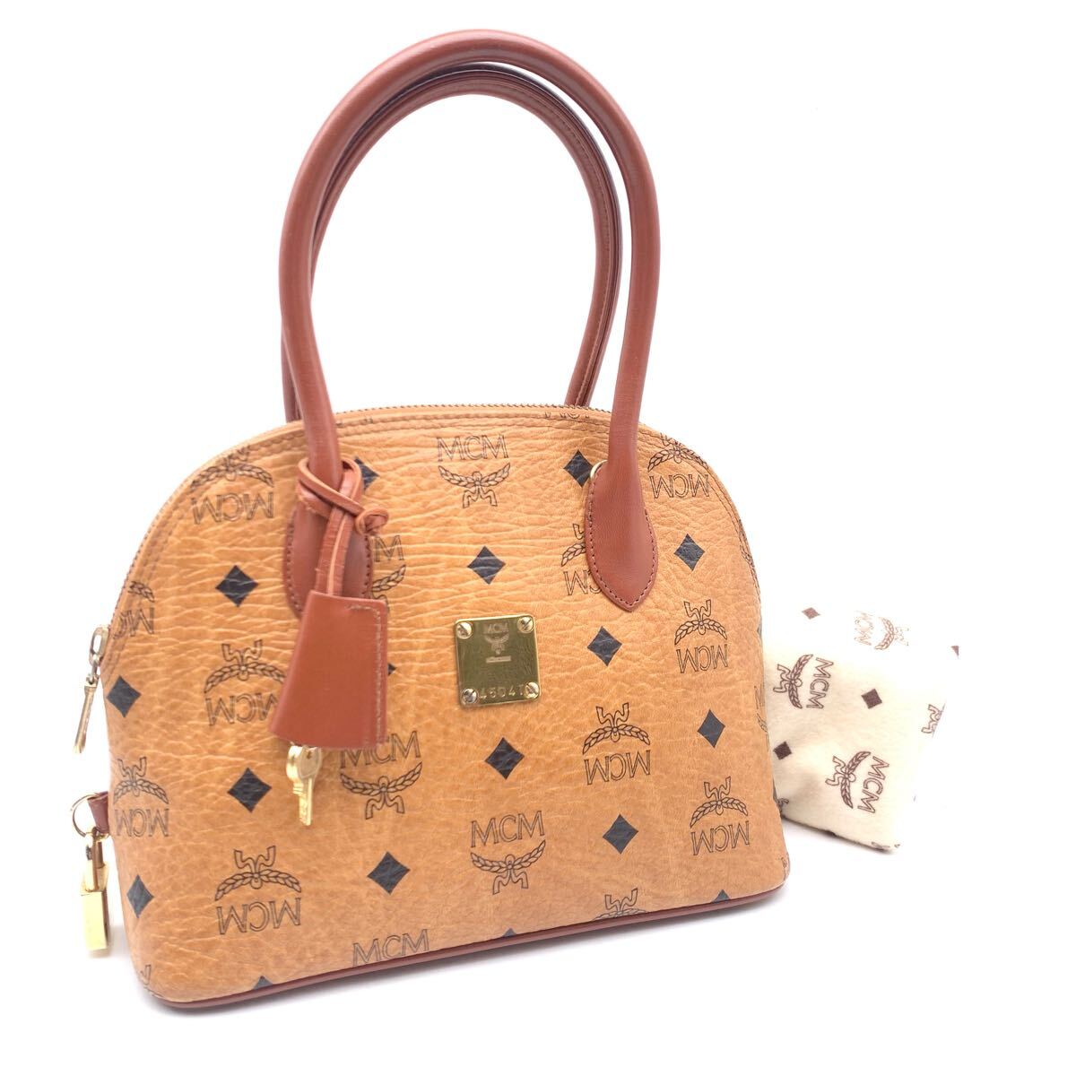 FN15529Y【1000円スタート!!】MCM エムシーエム ヴィセトス柄 バッグ ハンドバッグ ミニバッグ 鞄 レディース