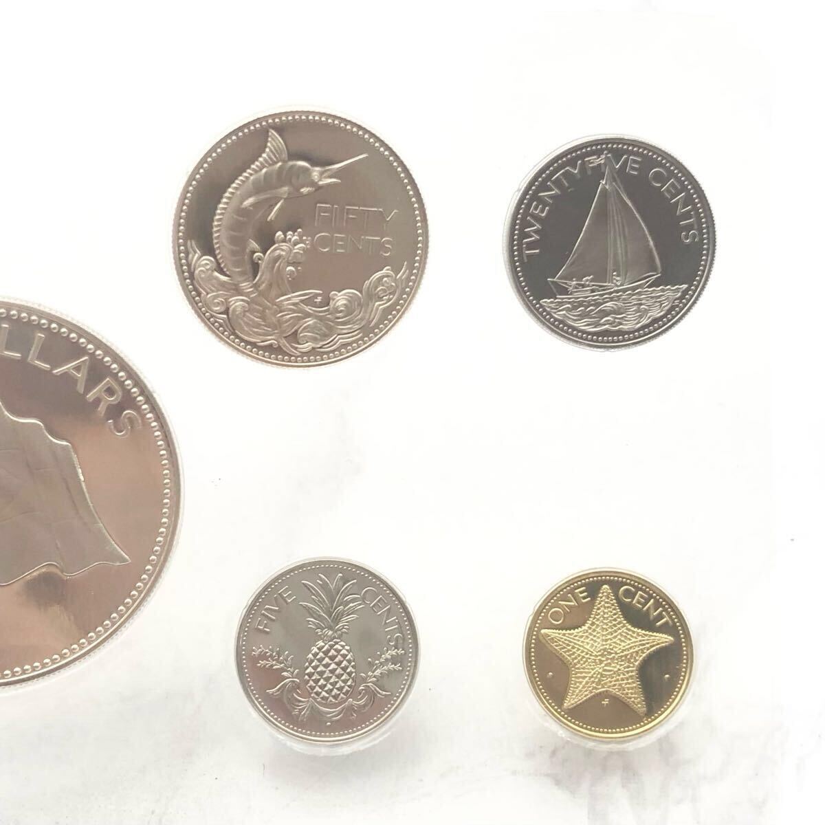 FN15333R 【1000円スタート!!】1974年 バハマ連邦 公式コイン