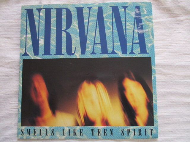 NIRVANA 7！SMELLS LIKE TEEN SPIRIT, UK 7インチ EP 45, 美品