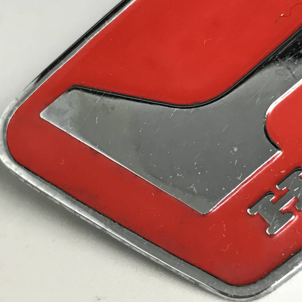 UNY34/8 HONDA ホンダ S600 S800 エンブレム emblem badge mark plate ornament ボンネットエンブレム 赤 當(dāng)時物 ネジ止めタイプ