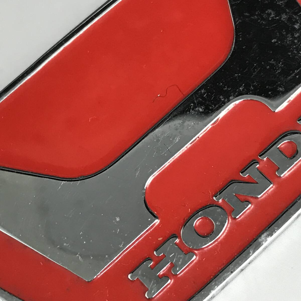 UNY34/8 HONDA ホンダ S600 S800 エンブレム emblem badge mark plate ornament ボンネットエンブレム 赤 當(dāng)時物 ネジ止めタイプ