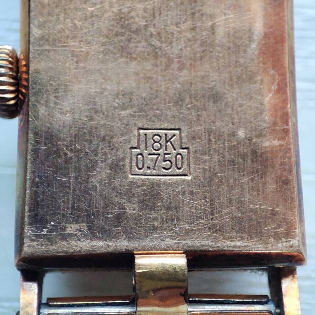 18K 0.75刻印 DENRO レディース 腕時計