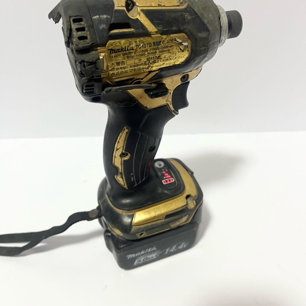 Makita - マキタインパクトゴールド マキタ TD148DSP1 ゴールド 100周年限定カラー 18V 5.0Ah 充電式