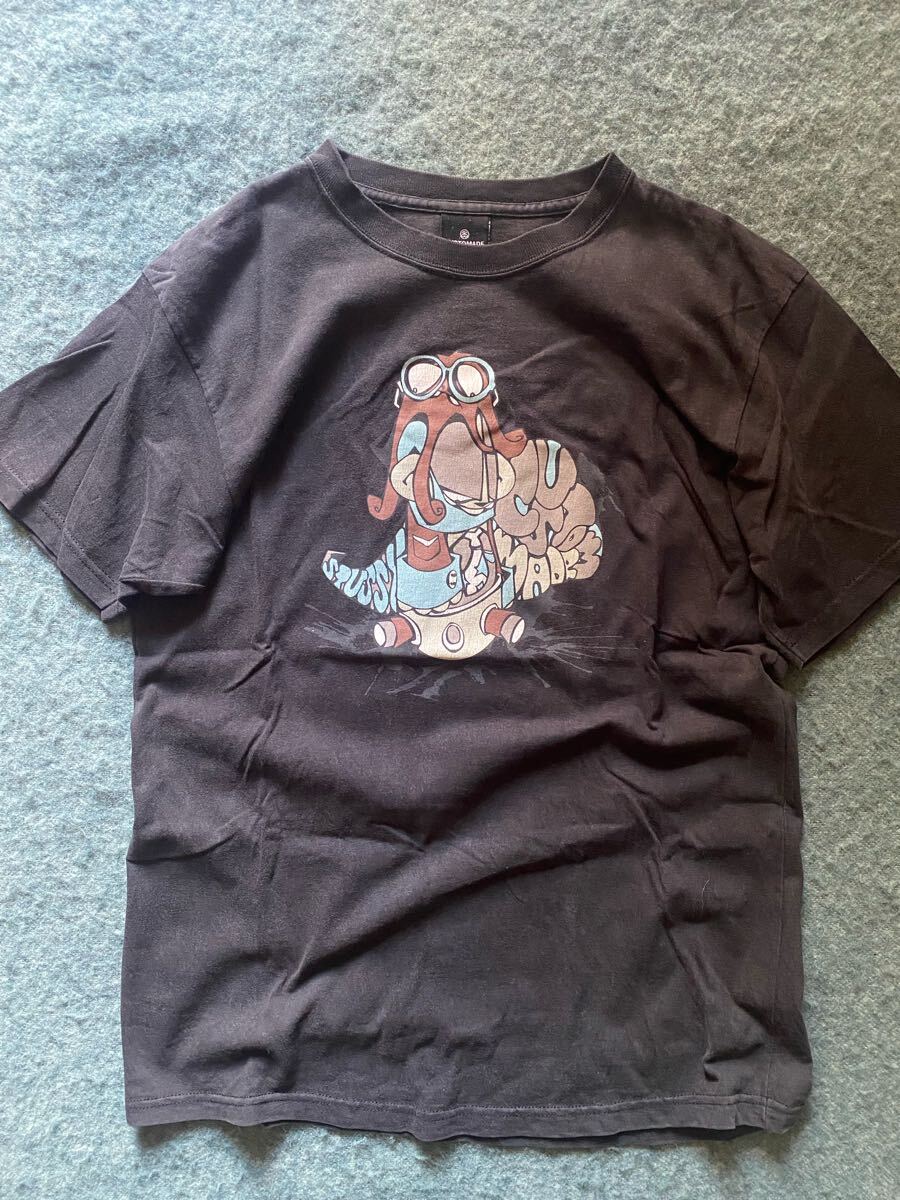 希少 USA制 STUSSY CUSTOMADE ステューシー グラッフィックプリント Tシャツ ビンテージ