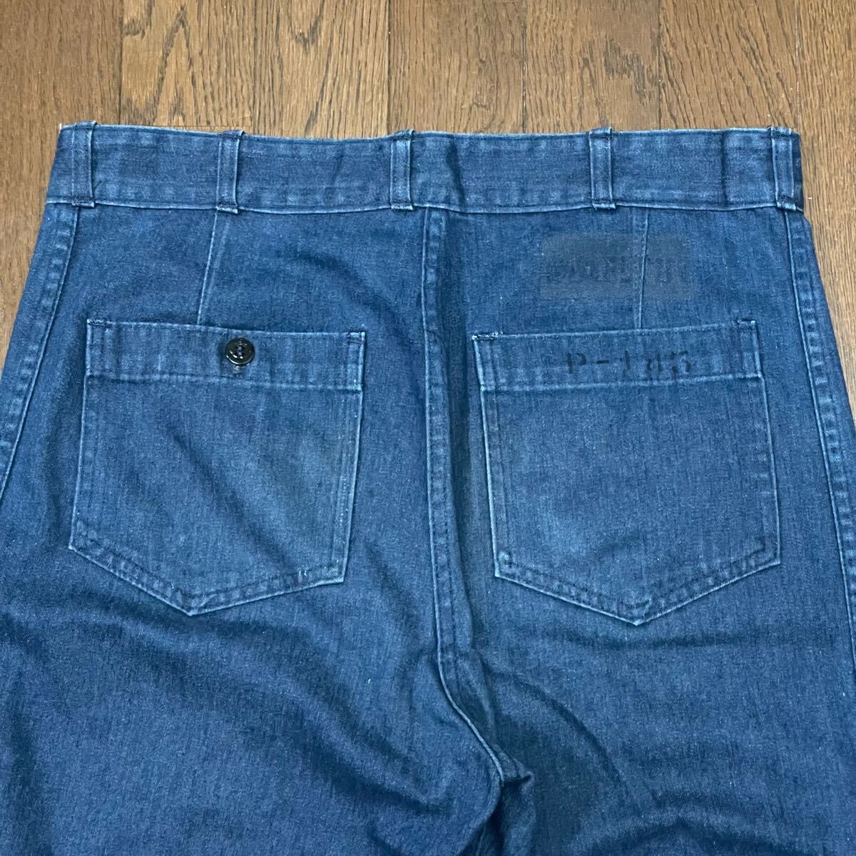 60s SEAFARER US NAVY デニムセーラーパンツ TALONジップ USA制 ビンテージ vintage フレア 巻パン 2ポケ