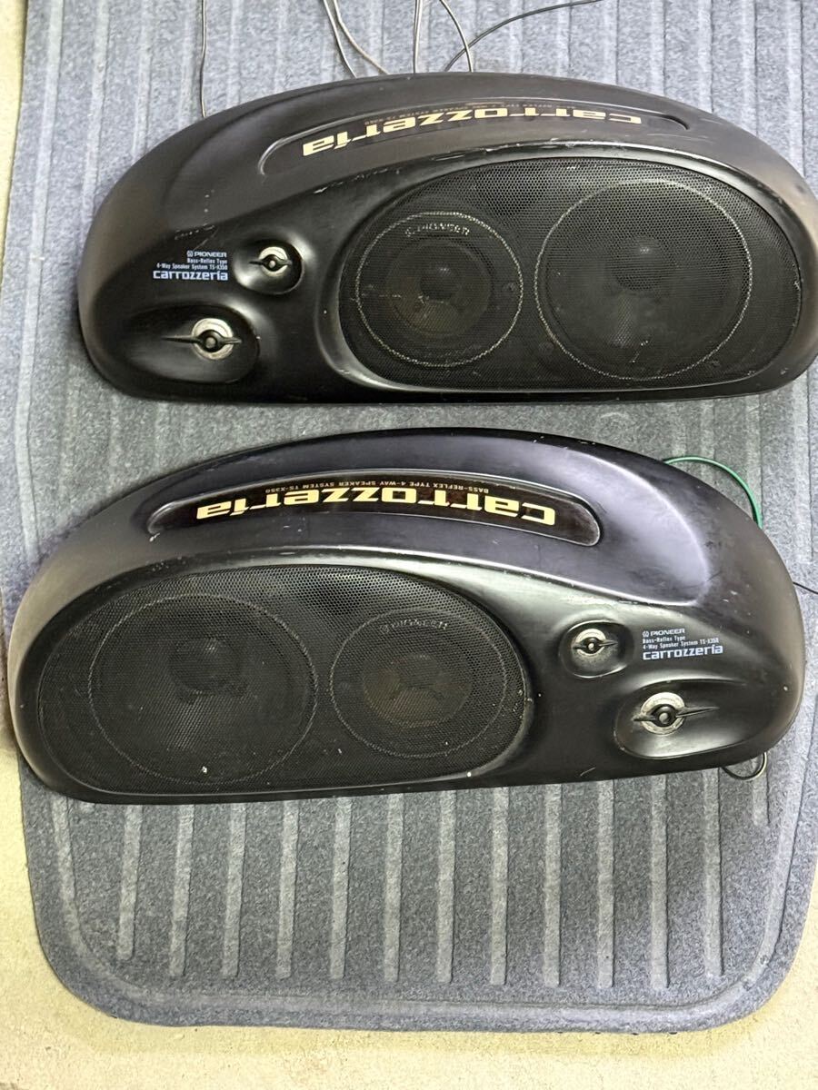 當(dāng)時物 carrozzeria TS-X350 イルミ付き 左右セット 舊車