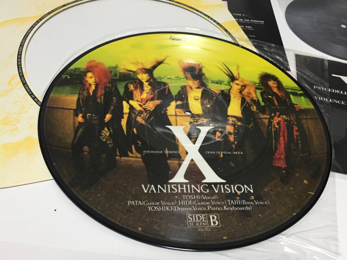 ♪X-JAPAN レコード VANISHING VISION ピクチャー盤 ソノシート ♪X-JAPAN レコード VANISHING VISION ピクチャー盤 ソノシート