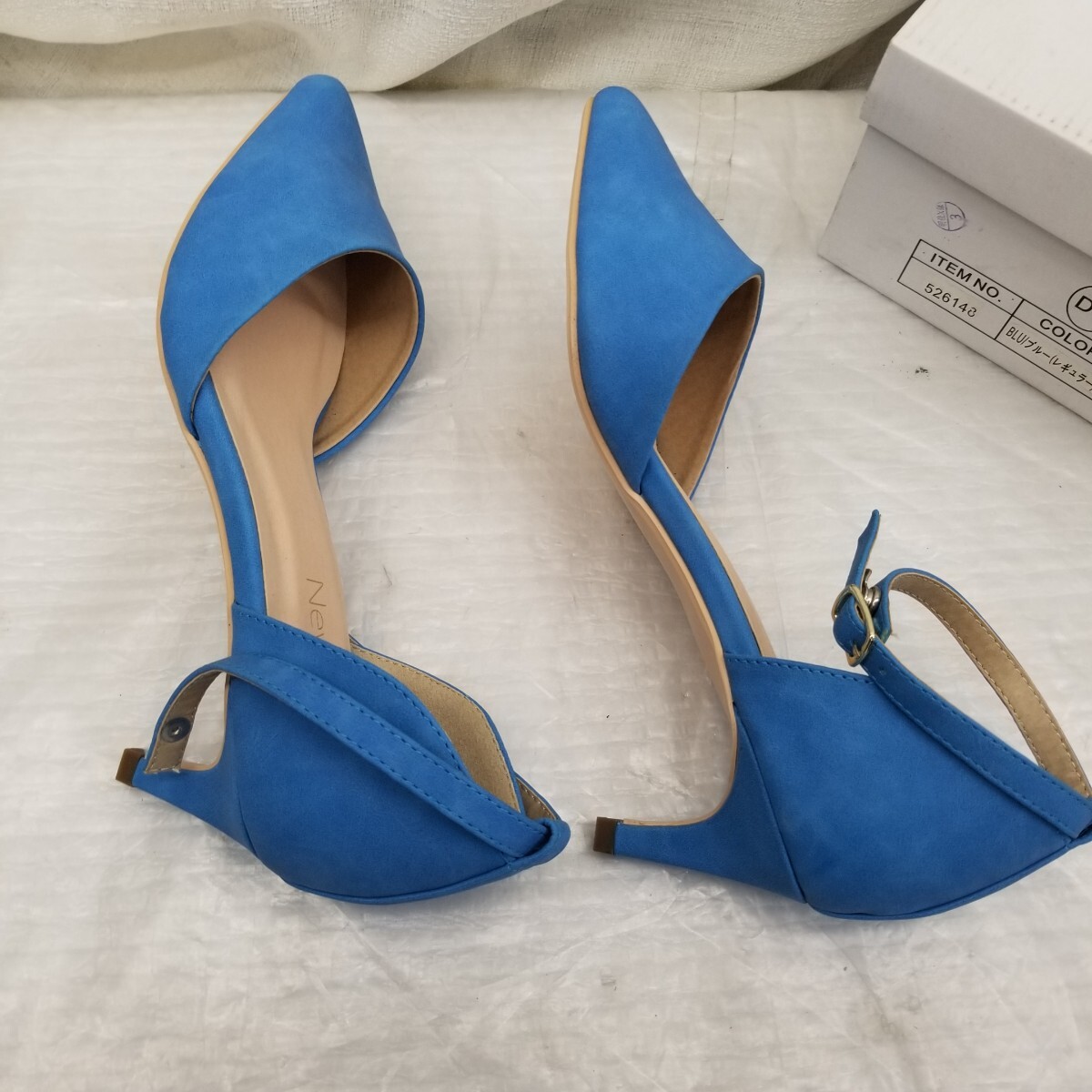 3836 24.0cm ヒール6cm レギュラー newlyme 夢展望  ニューリーミー パンプス526148_画像3