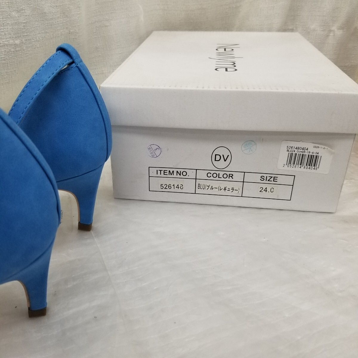 3836 24.0cm ヒール6cm レギュラー newlyme 夢展望  ニューリーミー パンプス526148_画像6