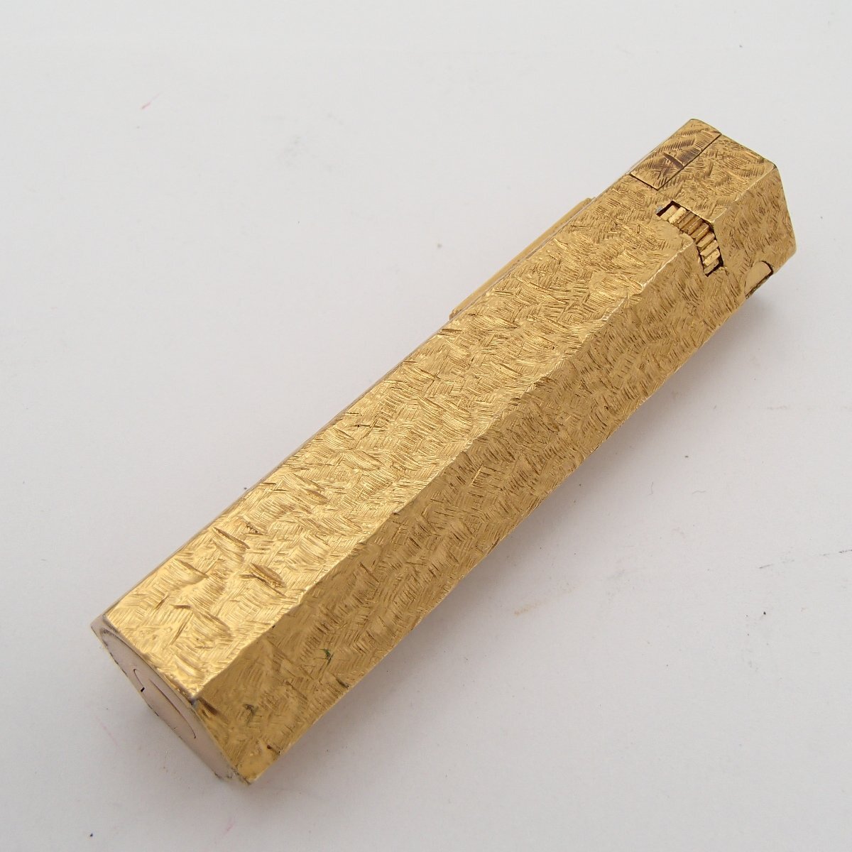 ★CELINE セリーヌ　ガス ライター 六角形 ブランドライター　著火未確認★SS