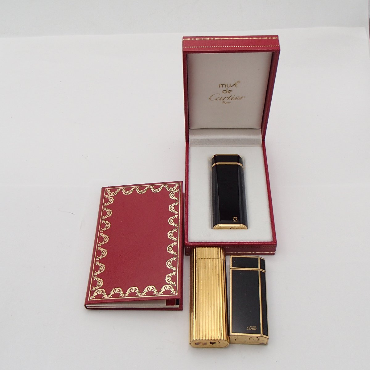 ☆Cartie カルティエ / ガスライター 喫煙具 着火未確認 3点☆NN ☆Cartie カルティエ / ガスライター 喫煙具 着火未確認 3点☆NN
