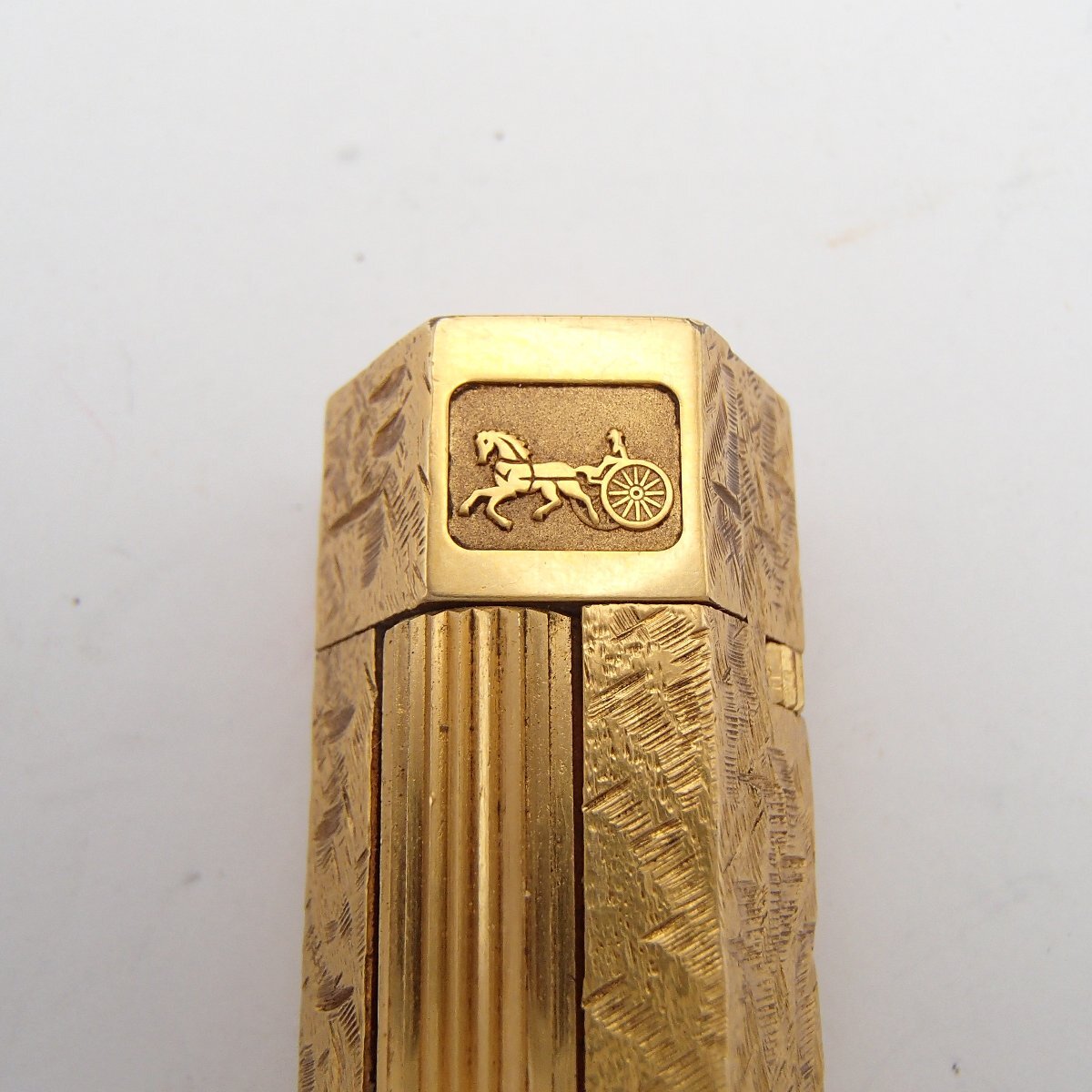 ★CELINE セリーヌ　ガス ライター 六角形 ブランドライター　著火未確認★SS