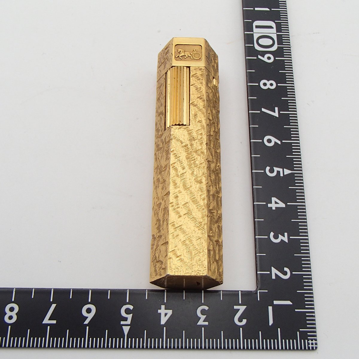 ★CELINE セリーヌ　ガス ライター 六角形 ブランドライター　著火未確認★SS