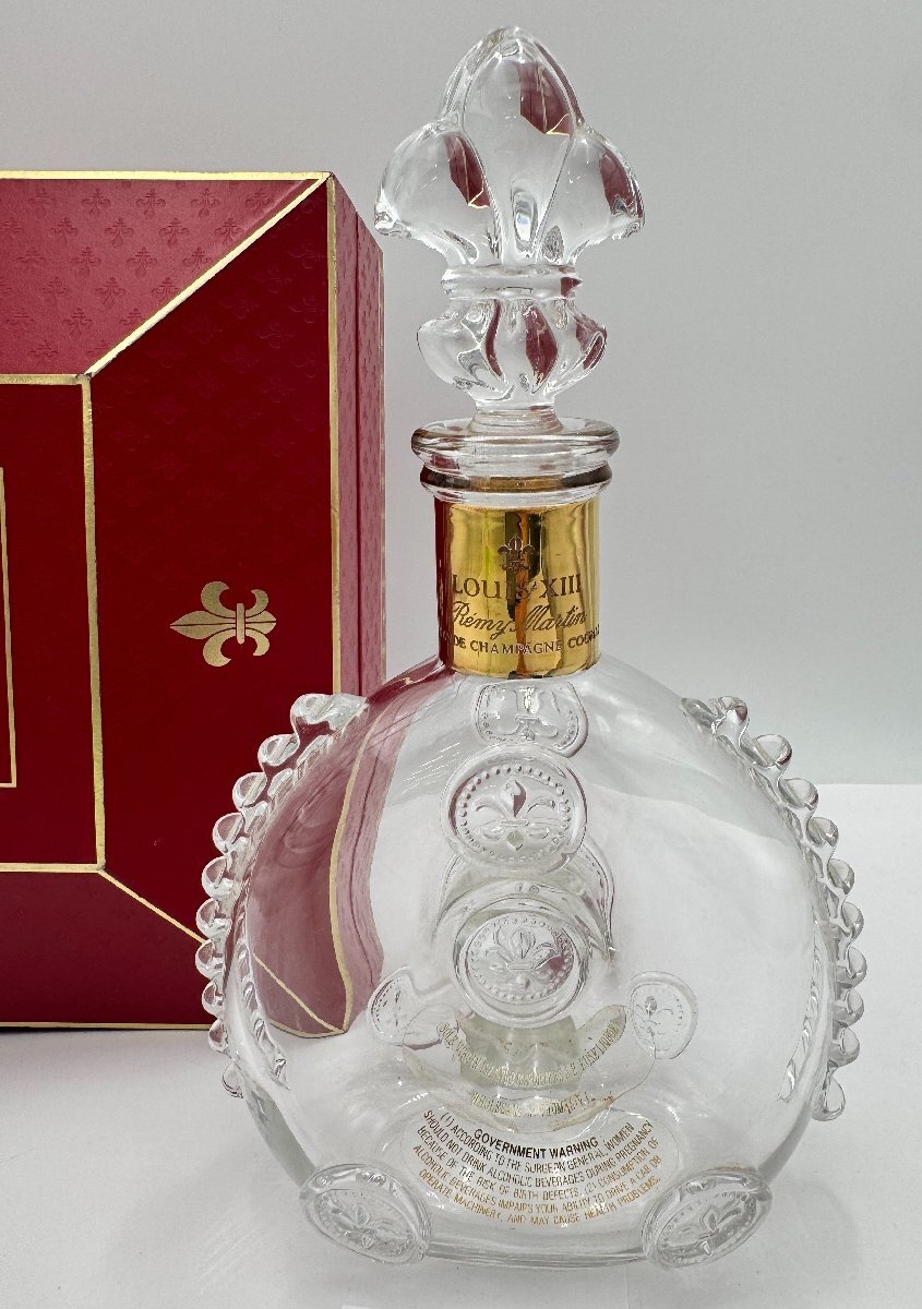◇お酒瓶 空瓶 REMY MARTIN レミーマルタン ルイ13世 金キャップ