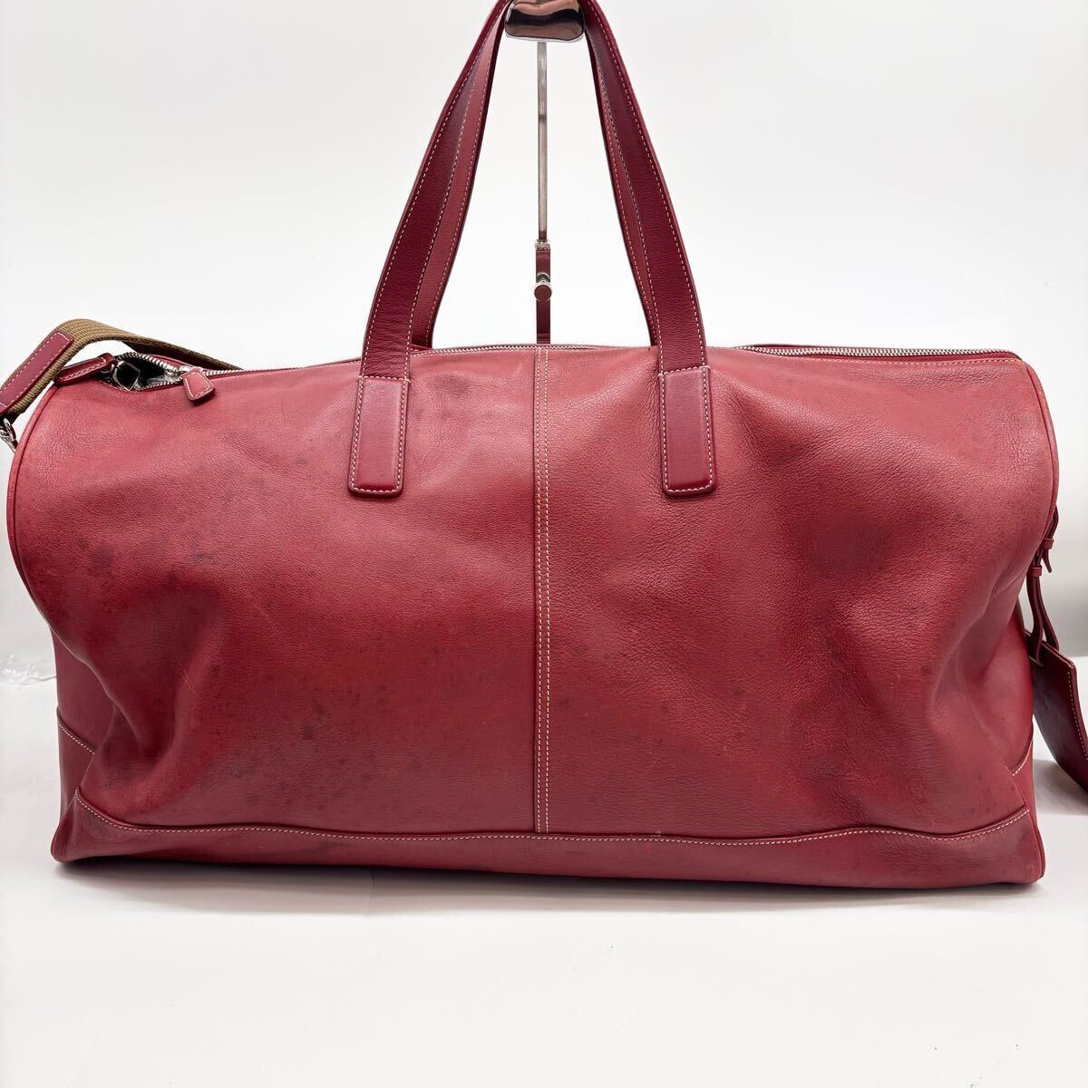 1円〜【超特大 希少】オールドコーチ COACH ボストンバッグ 2way