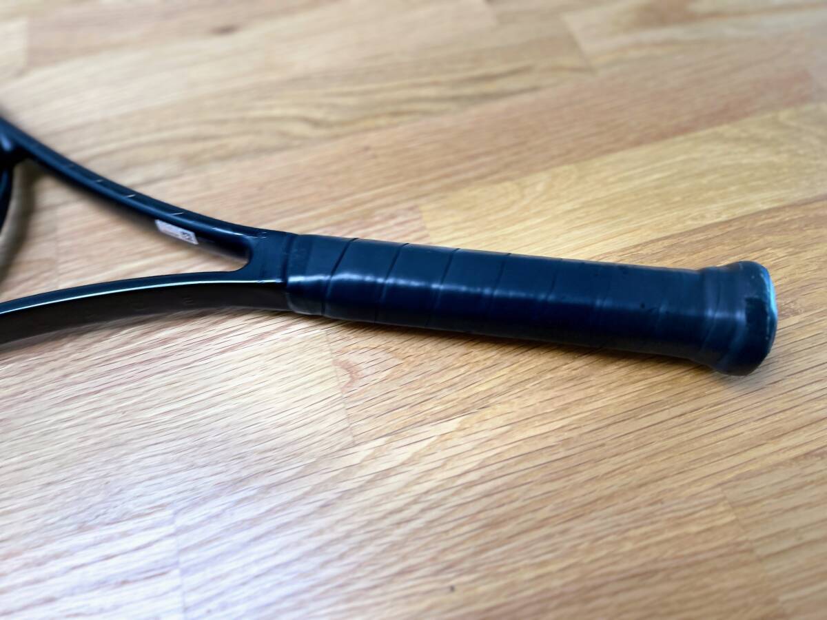 【良品】ウイルソン Wilson テニスラケット ノワール ブレード noir BLADE 98 16×19 V8 WR140811　グリップ2　ガットテンション53