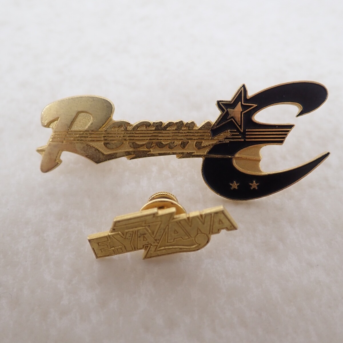 Yahoo!オークション - 矢沢永吉 ピンバッジ Rockin E ロゴ