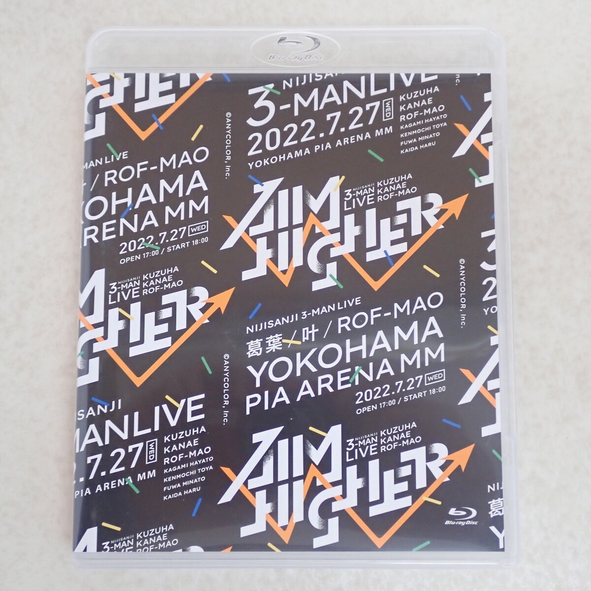 Aim Higher Blu-ray 葛葉＆叶＆ROF-MAO 3-Man LIVE 特装盤 2枚組