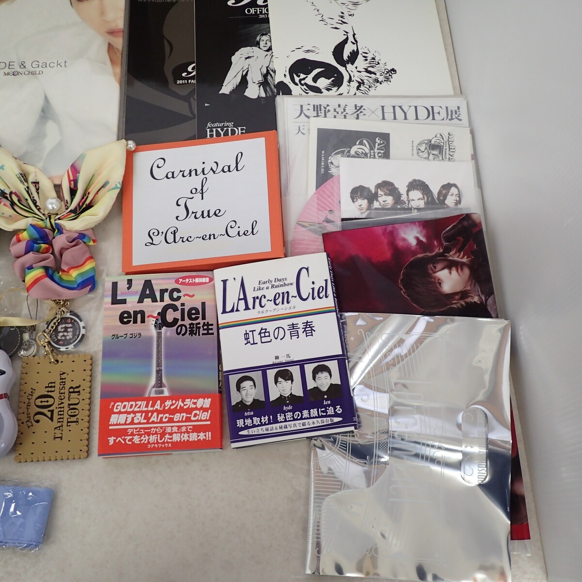 未開封含む L'Arc〜en〜Ciel グッズ ペンライト/書籍/フォト