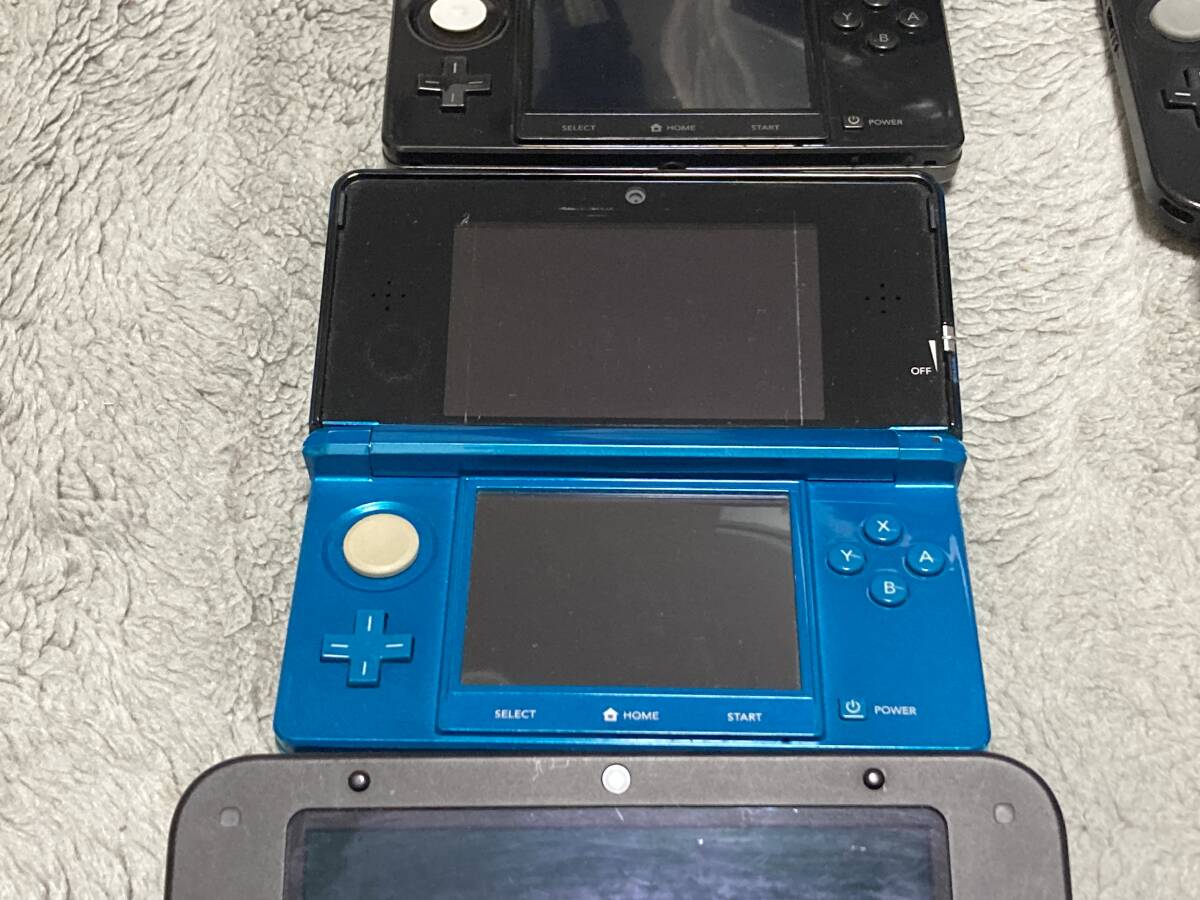 1円スタート】任天堂 ニンテンドー3DS 2台 ニンテンドー3DSLL 4