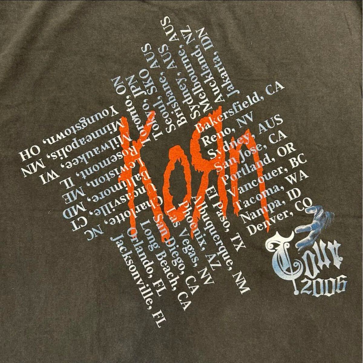 11276 Korn コーン バンドT Tシャツ 両面プリント XL_画像6