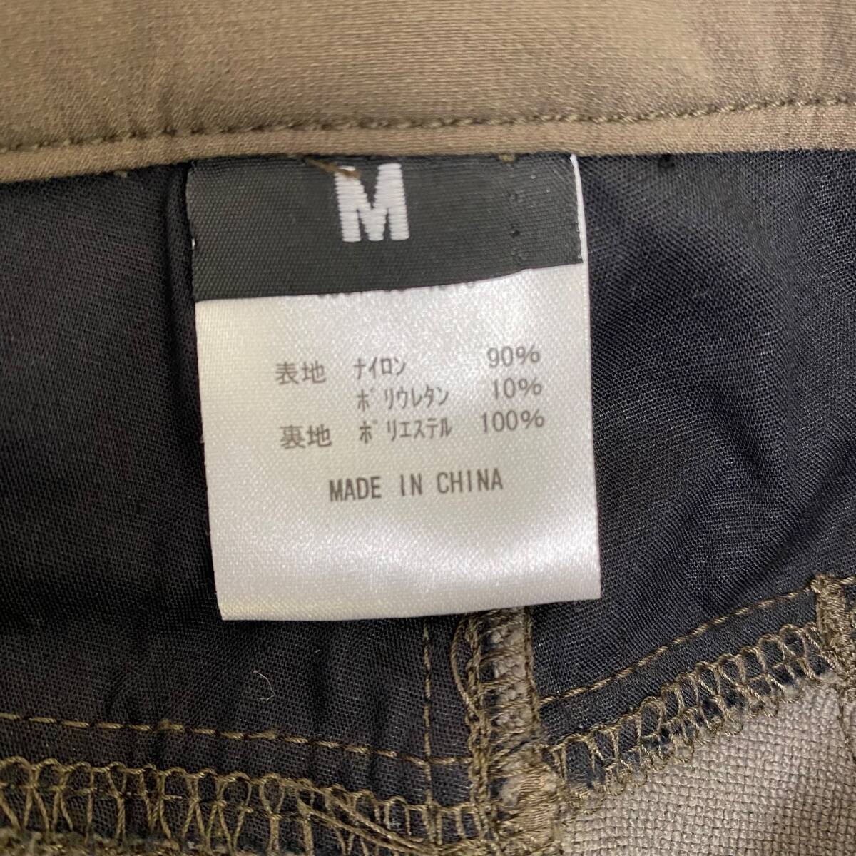 【即決】 POWERAGE パワーエイジ 0551-35-4318 ライディングパンツ Mサイズ カーキ系 19925-80_画像3