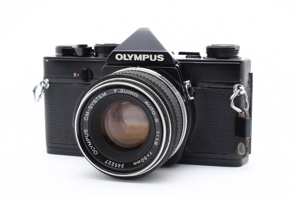 【美品 単焦點(diǎn)セット】OLYMPUS OM-1ブラック/F.ZUIKO AUTO-S 50mm 1.8 1728