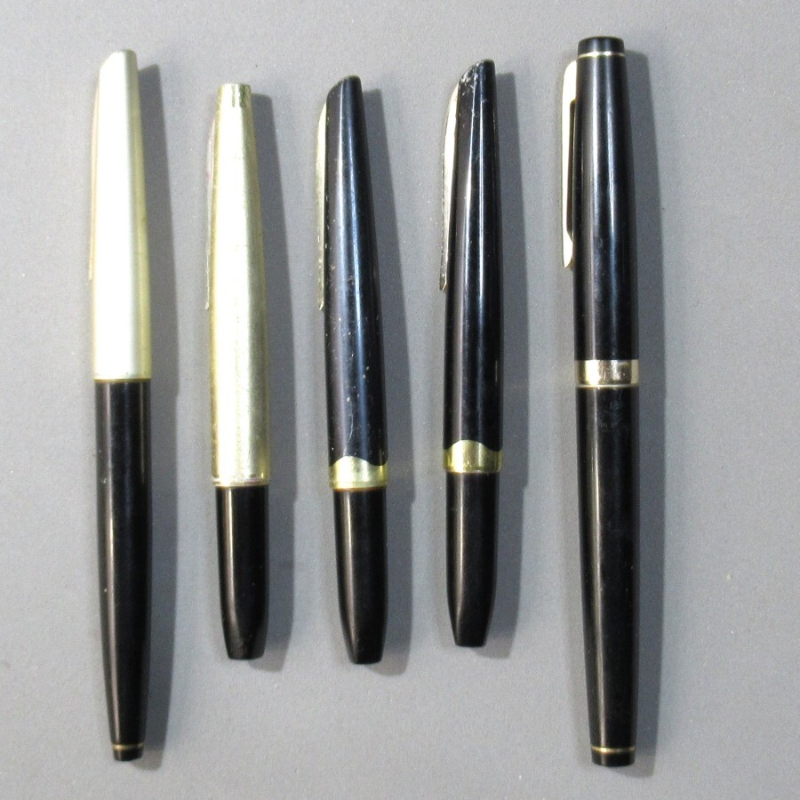 萬年筆 PILOT PLATINUM 18K 14K ５本セット