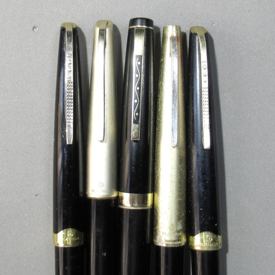 萬年筆 PILOT PLATINUM 18K 14K ５本セット