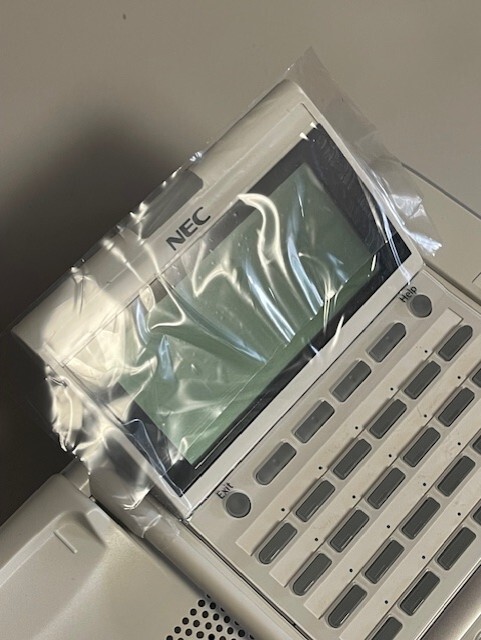 送料無料 未使用品 NEC コードレスビジネスフォン DTZ-24BT-3D (WH) DT400シリーズ / 24ボタンカールコードレスデジタル多機(jī)能電話機(jī)