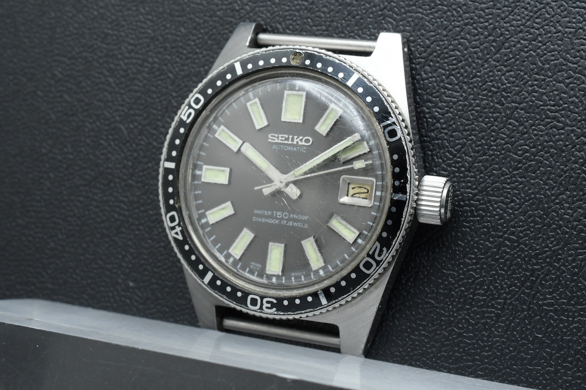 希少/難あり SEIKO 1st DIVER Ref:6217-8001 フェイスのみ セイコー ファーストダイバー デイト 自動(dòng)巻き メンズ 腕時(shí)計(jì) ■33219