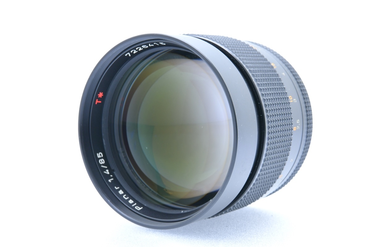 Yahoo!オークション - CONTAX Carl Zeiss Planar 85mm F1.4 T