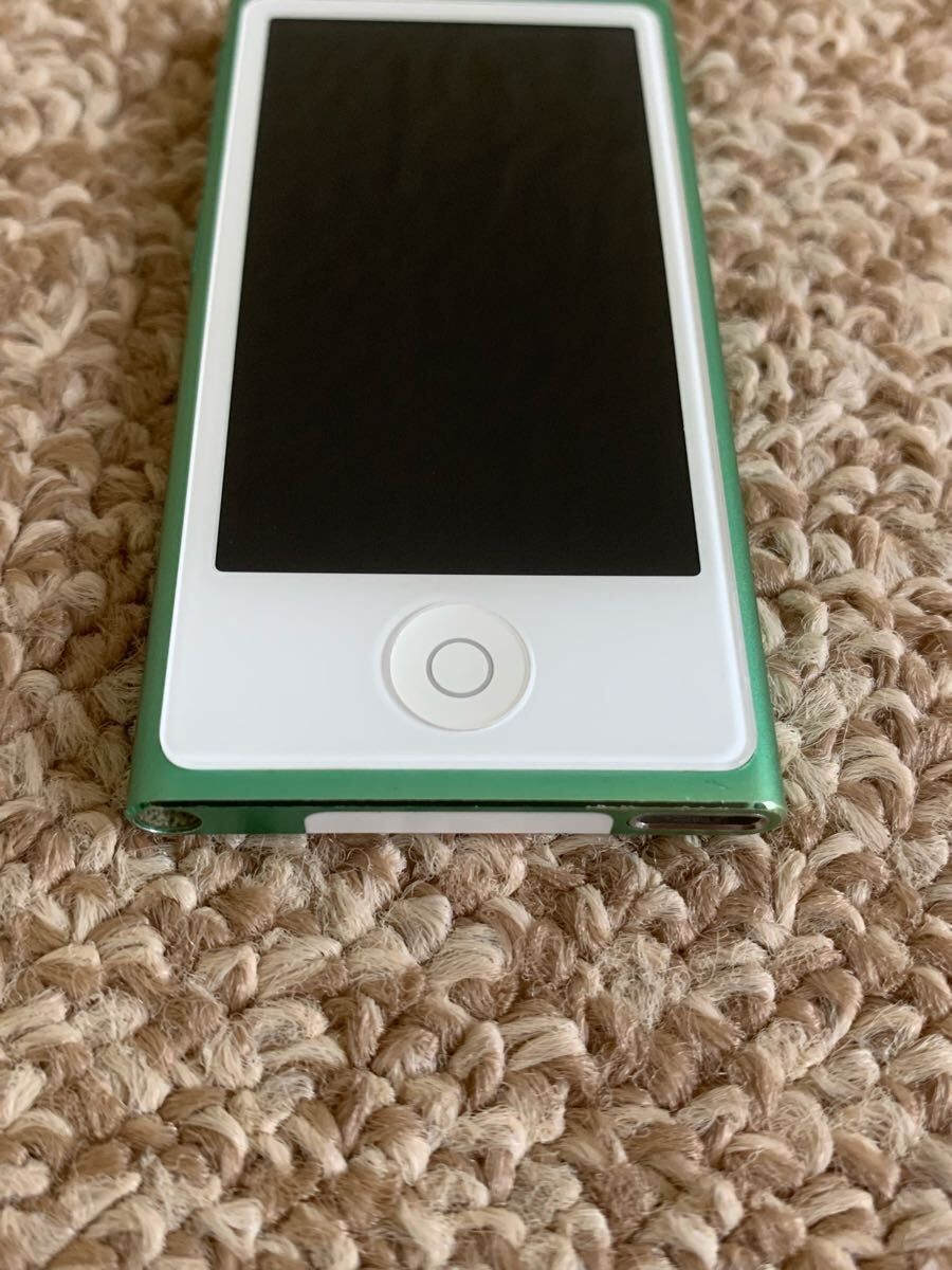美品 iPod nano 第7世代 グリーン Bluetooth FMラジオ 動作確認済 iPod nano アイポッド ナノ 第7世代 グリーン