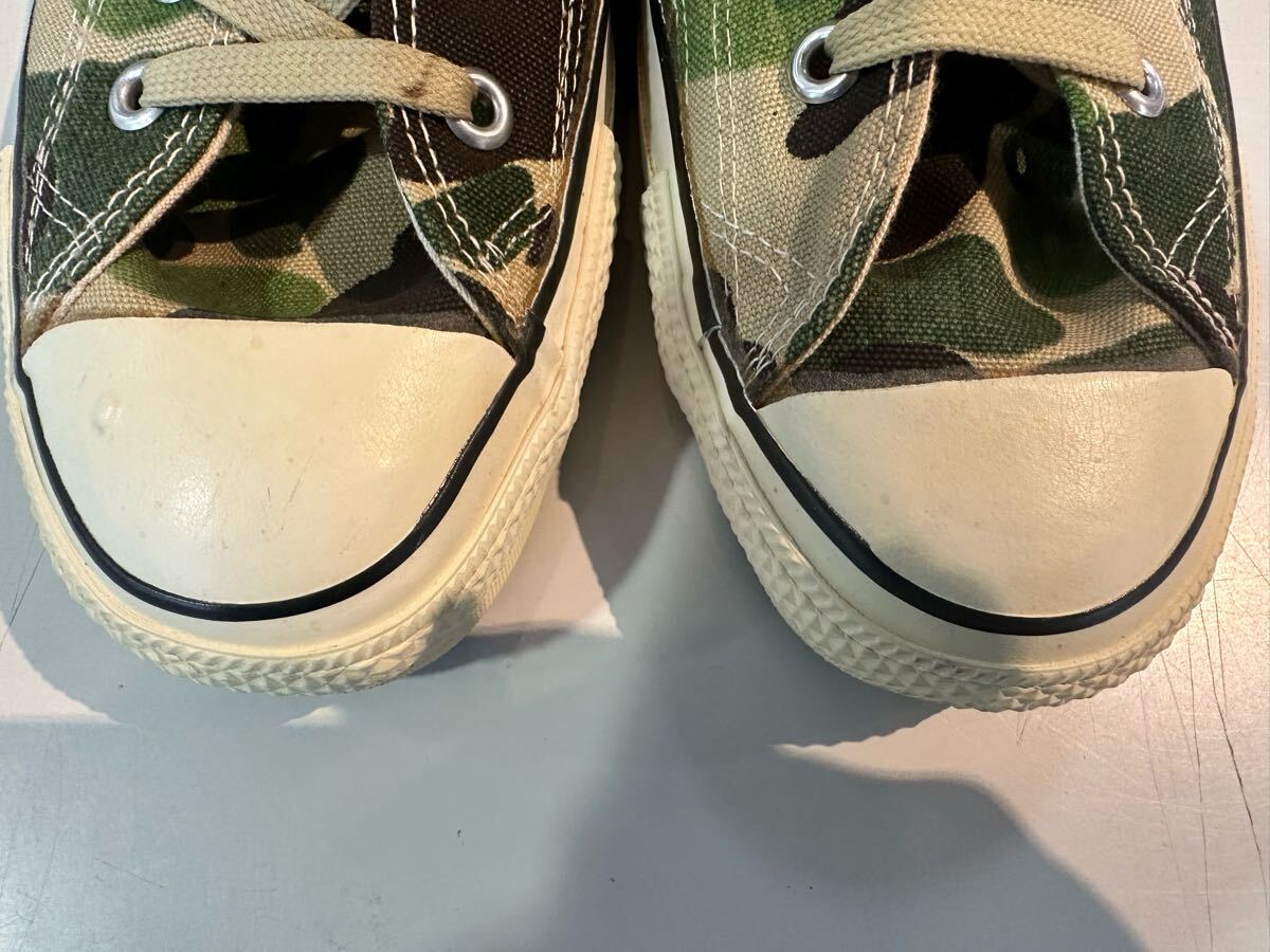 80s USA製 コンバース オールスター 83 CAMO 29センチ 美品 カモフラ 迷彩_画像6