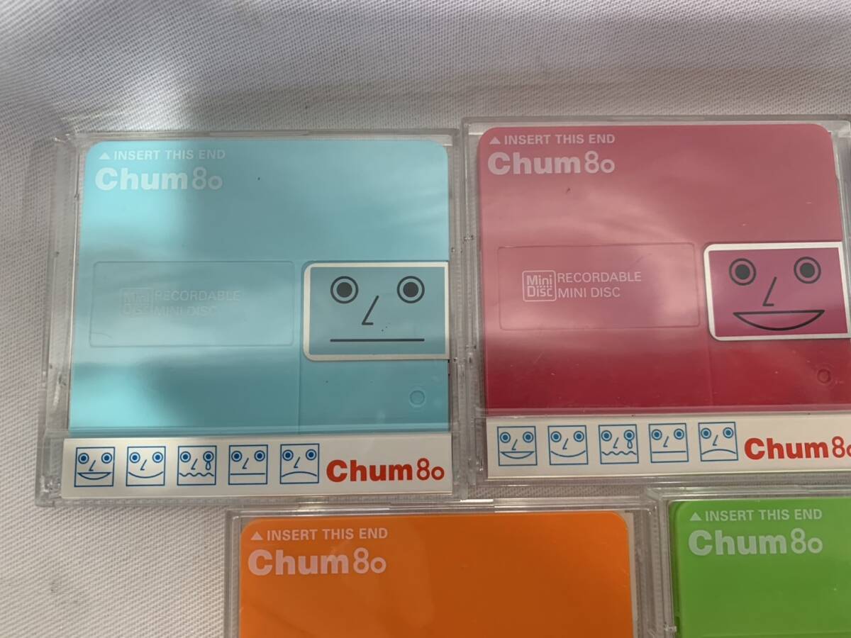 MD Chum 80 5枚 mini disc ミニディスク 詳細不明 現(xiàn)狀品