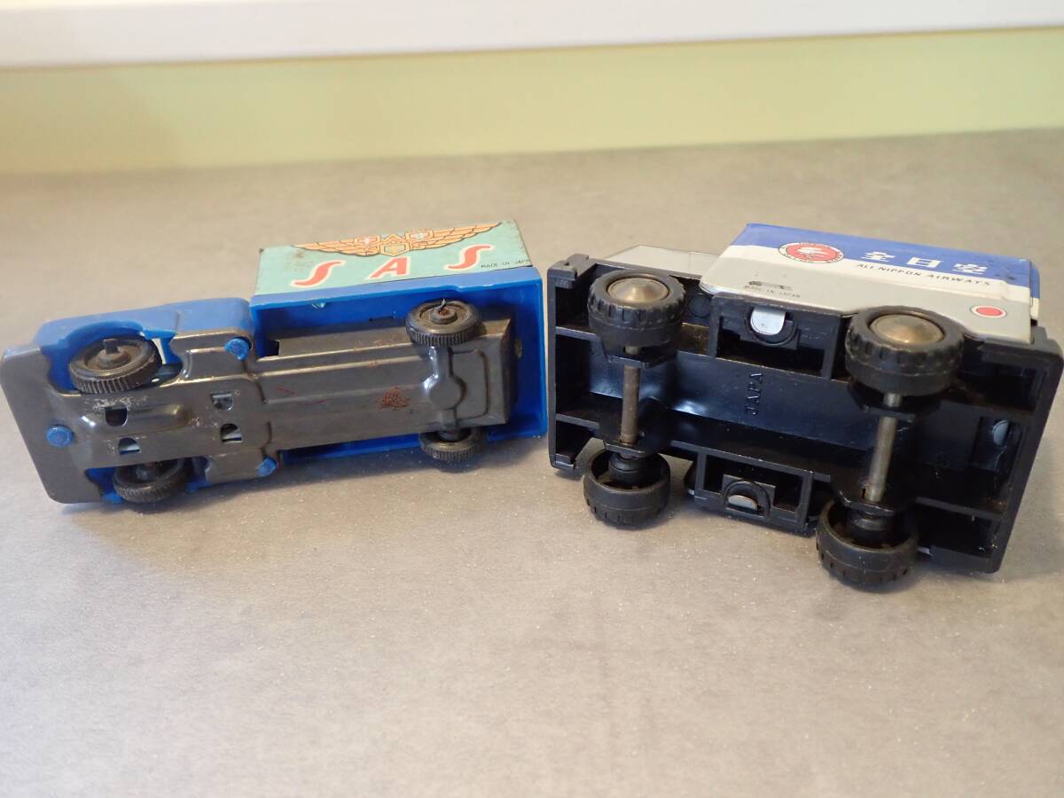 * подлинная вещь * Vintage жестяная пластина машина 2 шт. [ все день пустой,SAS]MADE IN JAPAN 60*s Showa Retro 