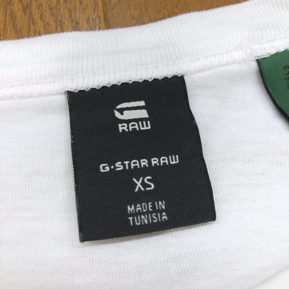 G-STAR RAW ジースター カラーブラックオリジナルス スリム Tシャツ XS 白 ホワイト 半袖 カットソー 國內正規(guī)品 メンズ 紳士
