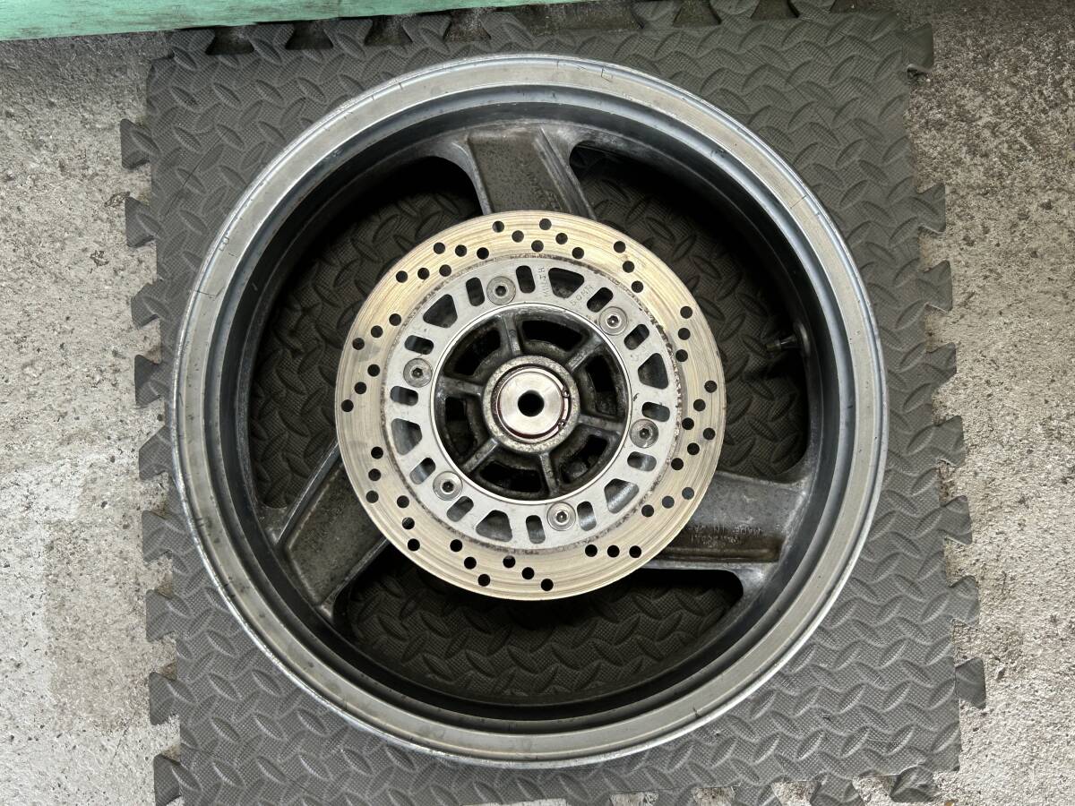 GPZ900R用Ａ７～用ZZR1100C流用ワイドリアホイールセット