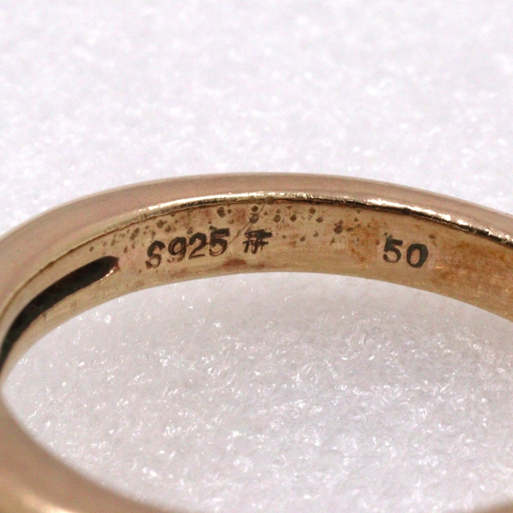 Folli Follie フォリフォリ リング?指輪 シルバー925 12號(hào) ゴールド 約3.6g レディース【I170224086】中古