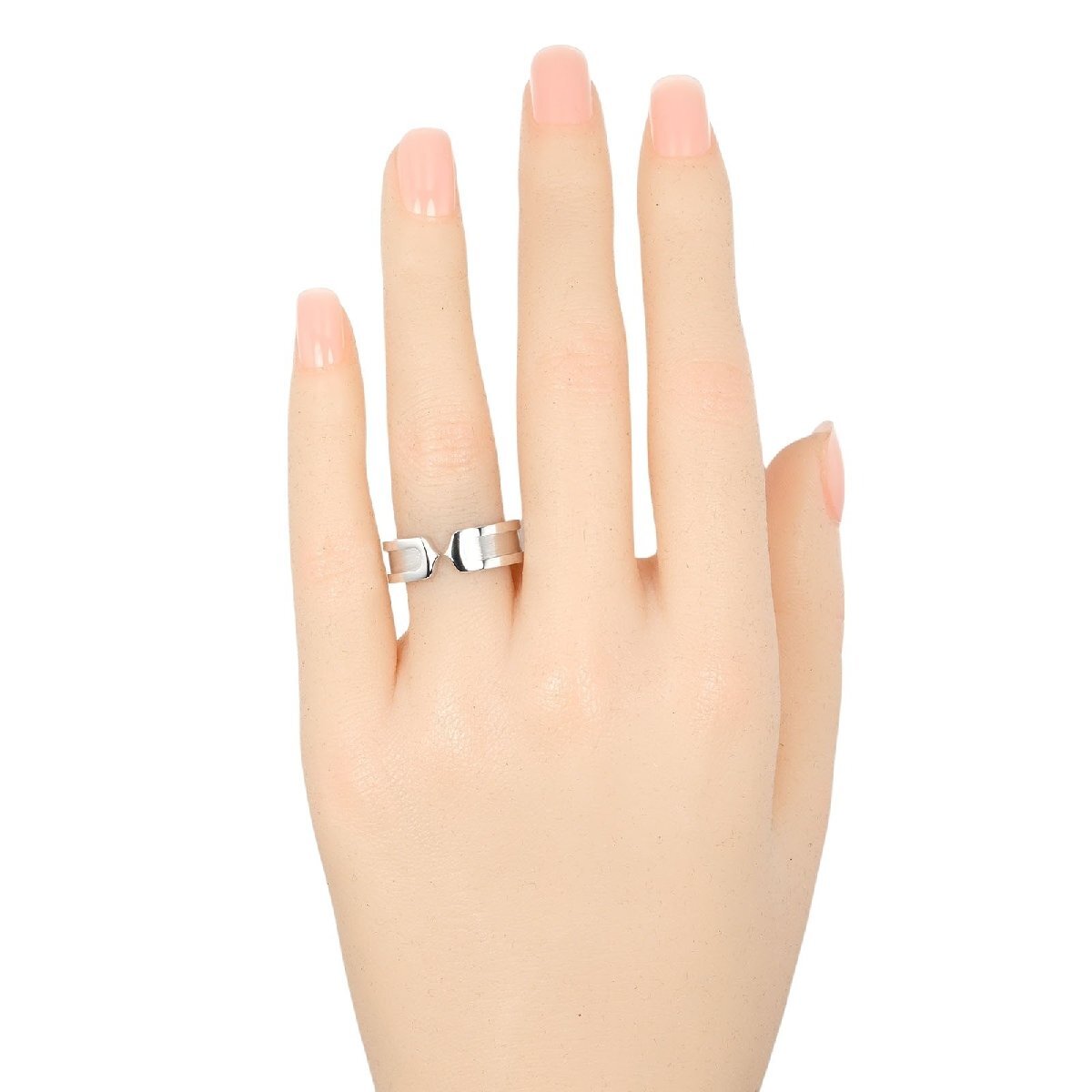 カルティエ CARTIER 2C 13.5號 リング 指輪 K18WG ホワイトゴールド 約7.86g【I132525012】中古