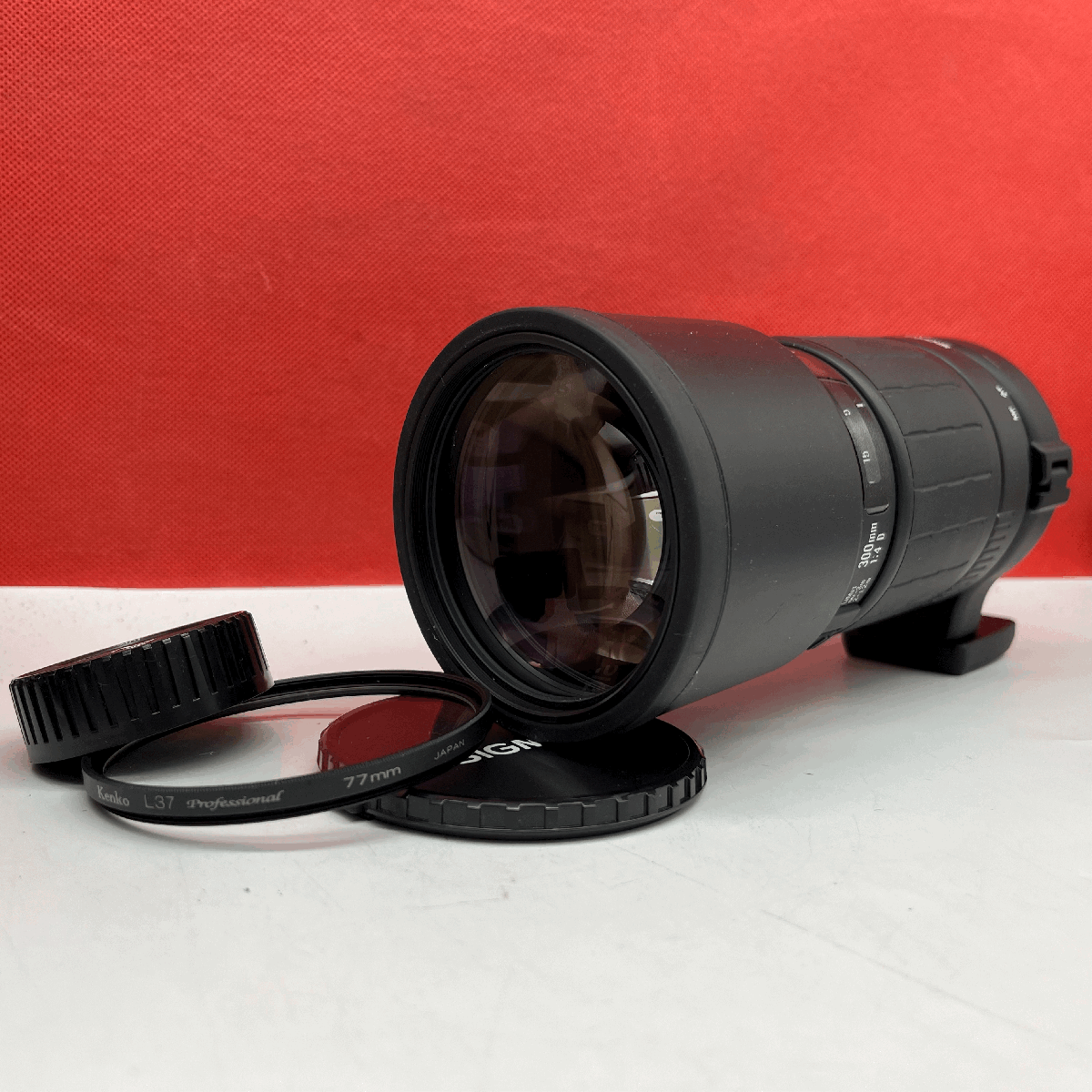 ☆16 SIGMA APO TELE MACRO 300mm F4 D カメラ レンズ 単焦點(diǎn) オートフォーカス AF動(dòng)作確認(rèn)済 Nikon用 ニコン シグマ