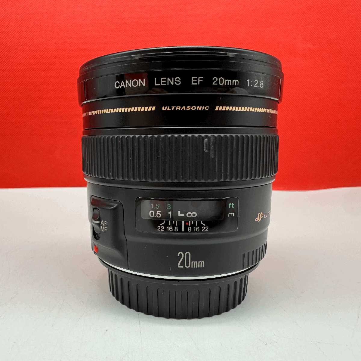 ▲13 Canon LENS EF 20mm F2.8 ULTRASONIC カメラ レンズ 単焦點(diǎn) オートフォーカス AF動(dòng)作確認(rèn)済 キャノン
