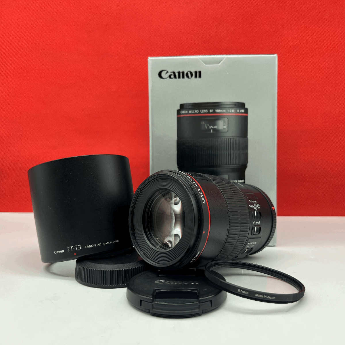 防湿庫保管Canon EF 100mm f/2.8L IS USM マクロレンズ